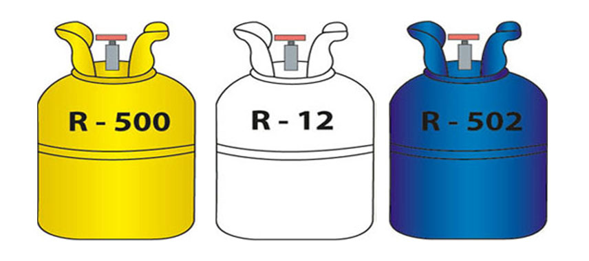 Asignación de Colores para Cilindros de Gas Refrigerante -